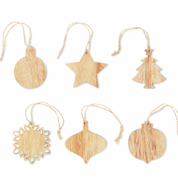 Décorations de Noël en bois