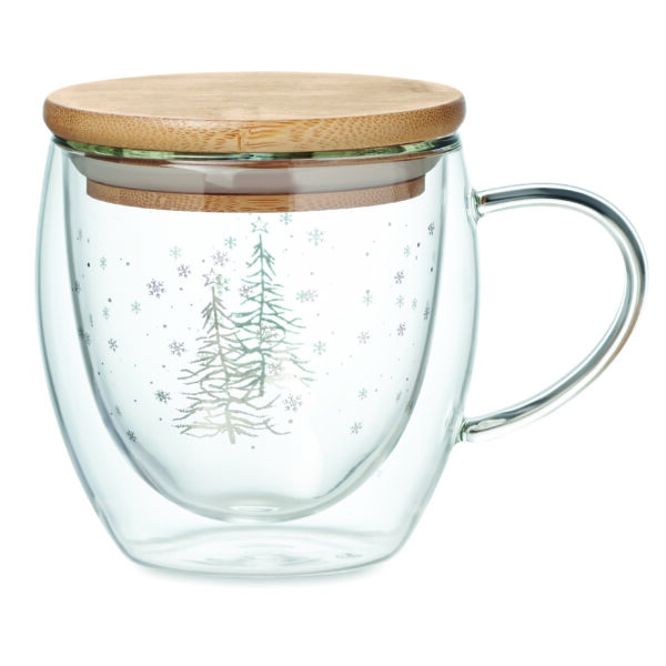 Tasse en verre à double paroi