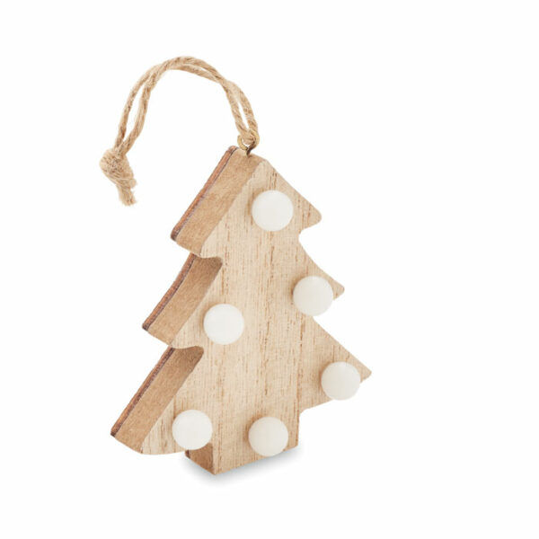 Sapin en bois avec lumières - Bois