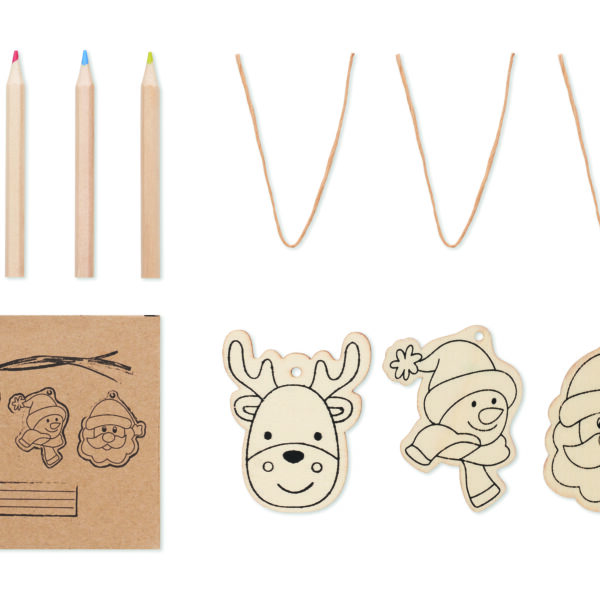 Décorations en bois à dessiner