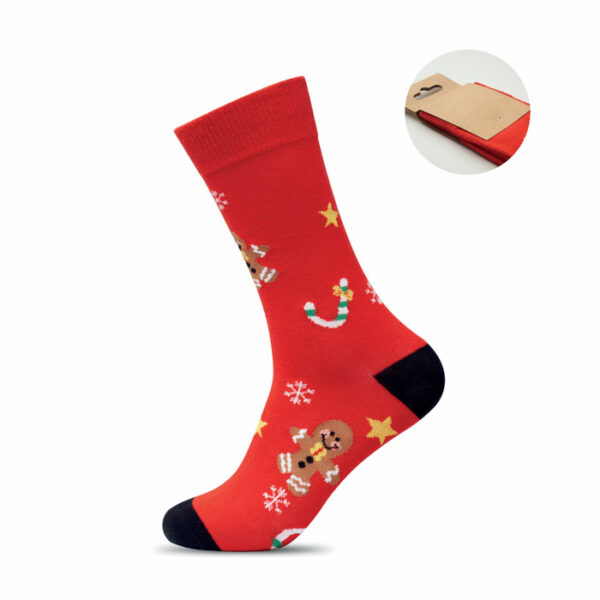 Paire de chaussettes de Noël M - Coton