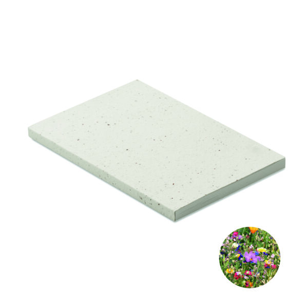 Carnet A5 couv. papier semence