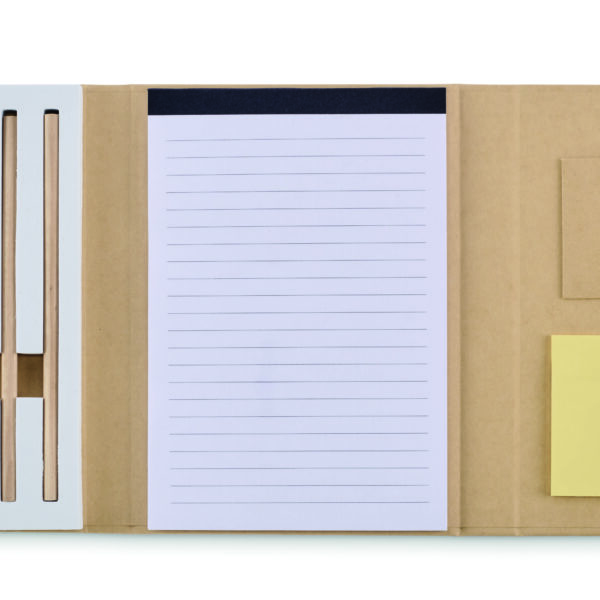 Set de papeterie avec bloc-note
