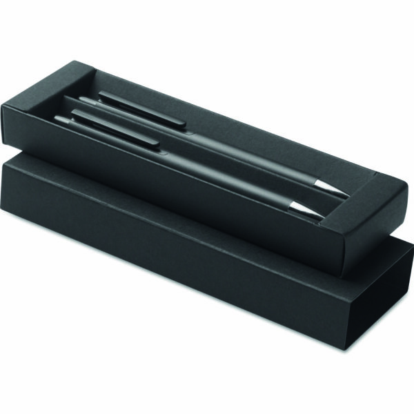 Set de stylos en alu. recyclé