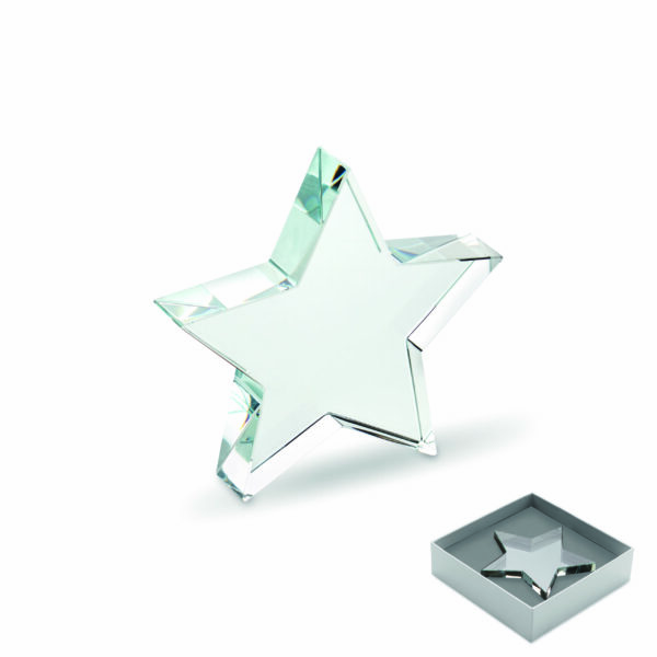 Trophée en verre Etoile