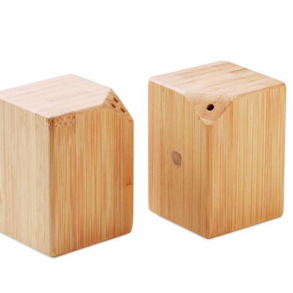 Set sel et poivre en bambou