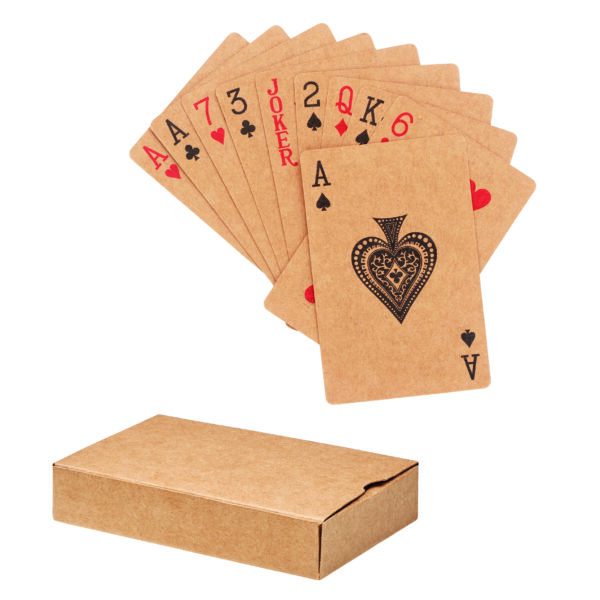 Cartes à jouer papier recyclé