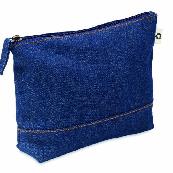 Trousse en denim recyclé