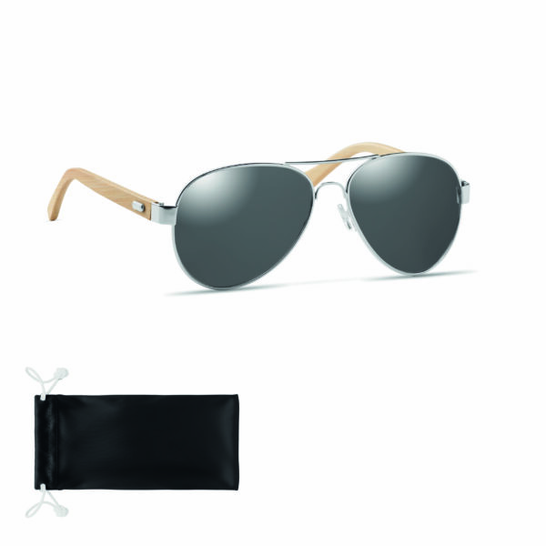 Lunettes de soleil en bambou