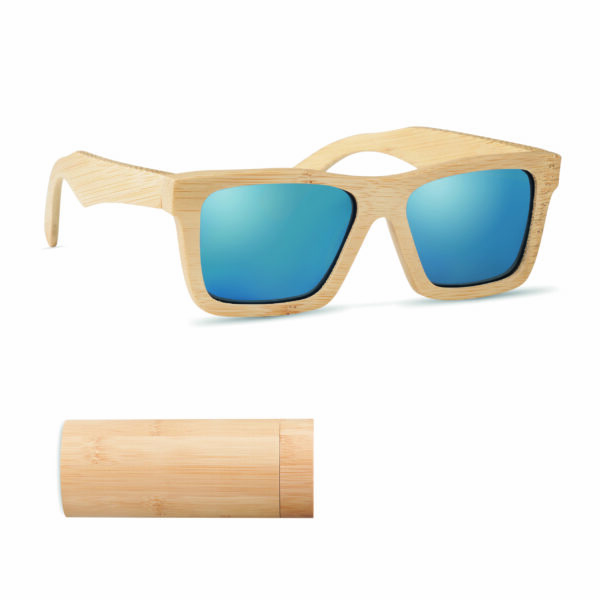 Lunettes de soleil étui bambou