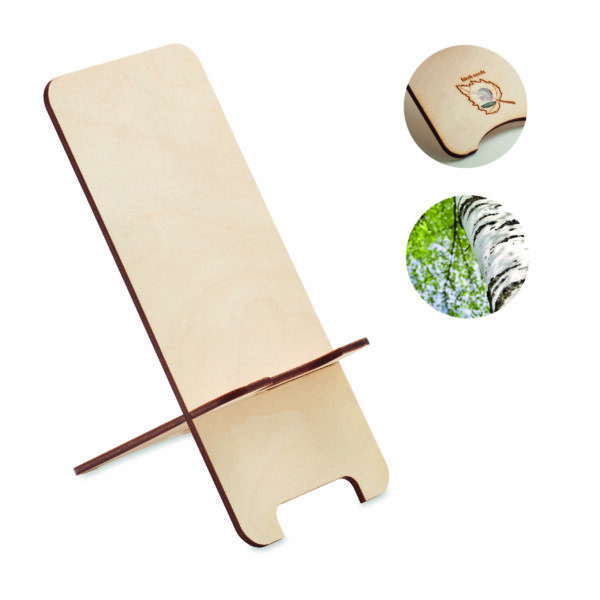 Support de téléphone en pin