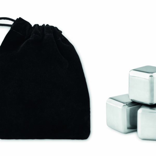 Set  4 glaçons en acier inox